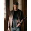Kevin Pearson Leather Bomber Jacket