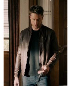Kevin Pearson Leather Bomber Jacket