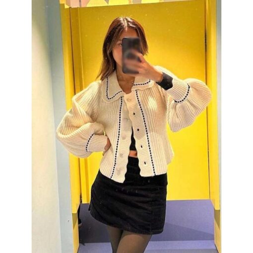 Knitted Jade Cardigan