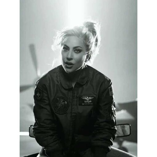 Lady Gaga Top Gun 2 Cotton Jacket