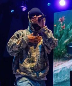 Larry June’s Camo Hoodie