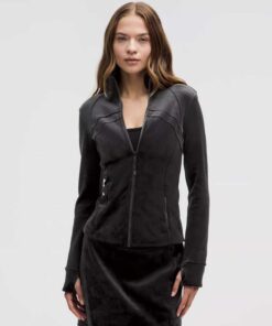 Lululemon Define Black Velvet Jacket