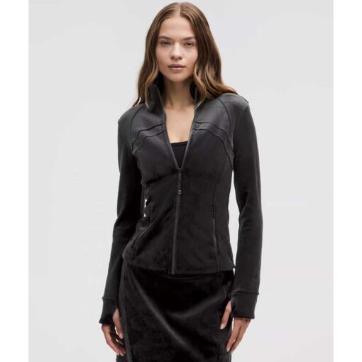 Lululemon Define Black Velvet Jacket
