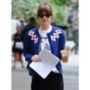 Materialists Dakota Johnson Blue Cardigan