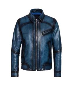 Chiron Leather Mens Bugatti Jacket