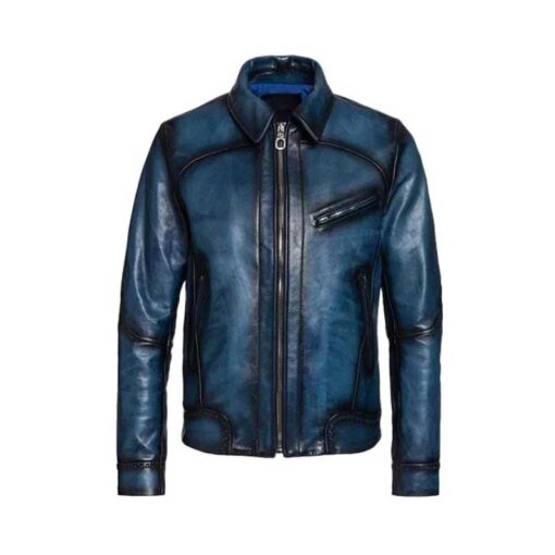 Chiron Leather Mens Bugatti Jacket