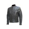 Men’s Leather Cafe Racer Biker Jacket