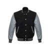 Men’s Varsity Jacket With Leather Sleeves