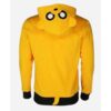 Mi Amor Yellow Oversized Zipper Hoodie For Unisex