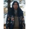 Morgan Holmstrom Floral Print Puffer Jacket