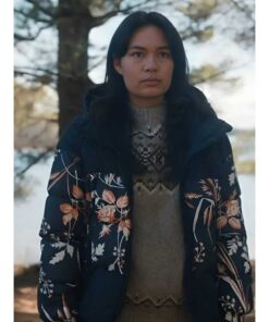Morgan Holmstrom Floral Print Puffer Jacket