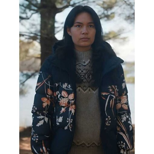 Morgan Holmstrom Floral Print Puffer Jacket