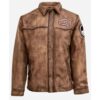 NHSFR 2025 Contestant Brown Leather Jacket