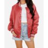 Nebraska Cornhuskers Red Varsity Bomber Jacket