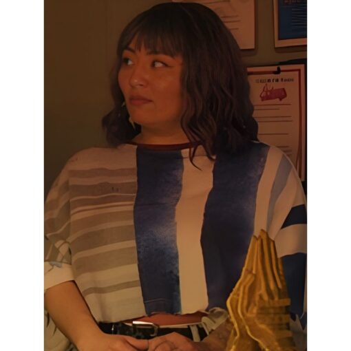North Of North 2025 Millie Striped Cropped T-Shirt