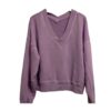 North Of North Anna Lambe Purple V-Neck Sweater