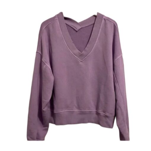 North Of North Anna Lambe Purple V-Neck Sweater