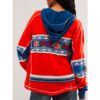North Of North Zorga Qaunaq Rose Print Hoodie