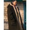 North of North 2025 Anna Lambe Brown Wool Shearling Coat
