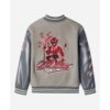 Off White Ac Milan Grey Varsity Off-Pitch Uniform Jacket