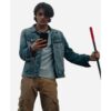 Clay Laughlin Movie On Fire Asher Angel Blue Denim Jacket