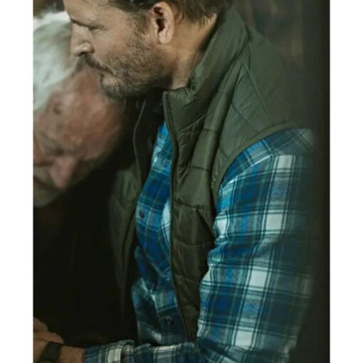 Dave Laughlin Movie On Fire Peter Facinelli Green Puffer Vest