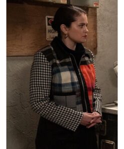 Only Murders in the Building S03 Selena Gomez Tartan Jacket