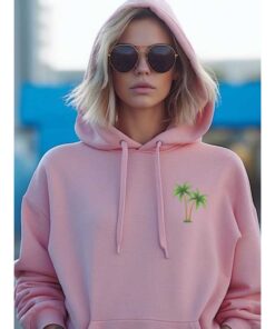 Palm Pink Hoodie