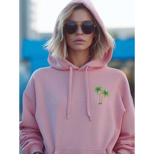 Palm Pink Hoodie