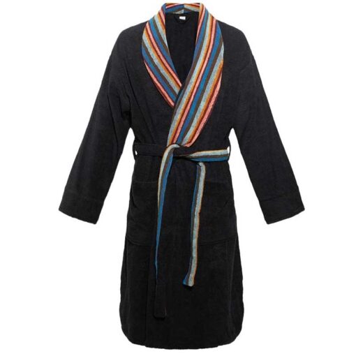 Paul Smith Artist Stripe Trim Dressing Gown