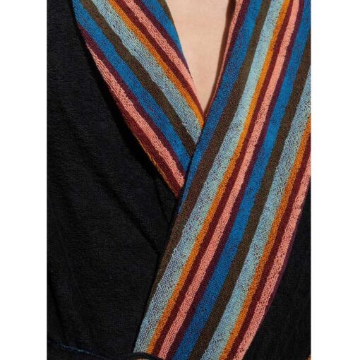 Paul Smith Artist Stripe Trim Dressing Gown