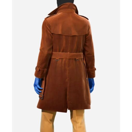 Video Game Payday 3 Brown Trench Wool Coat