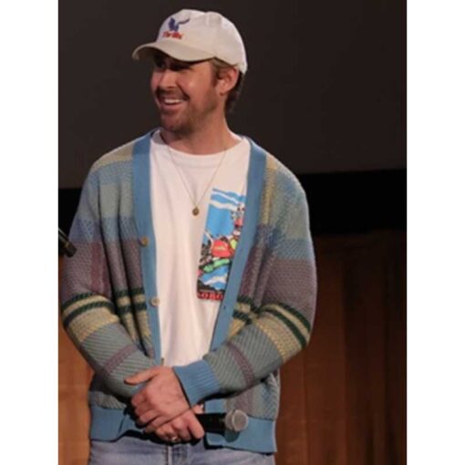 Ryan Gosling The Fall Guy Stunt World Record Cardigan