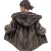 Sarah Vintage Grey Mink Fur Coat