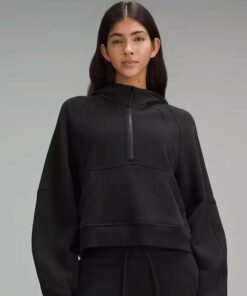 Scuba Oversized Half-Zip Hoodie