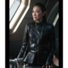 Michelle Yeoh Star Trek Discovery Season 3 Philippa Georgiou Leather Jacket
