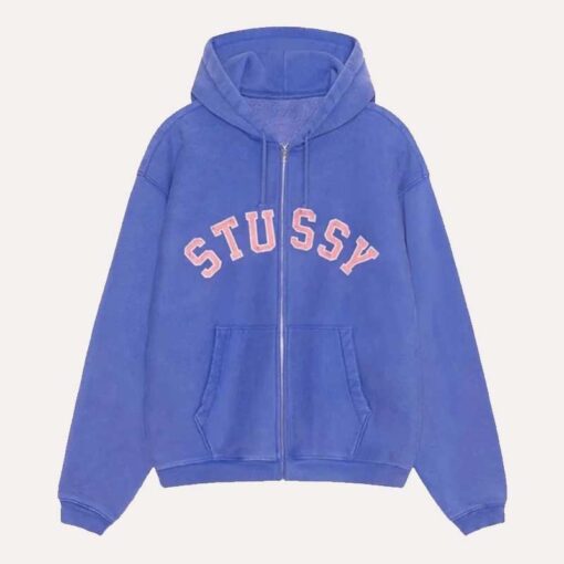 Stussy Faded Graphic Zip Hoodie