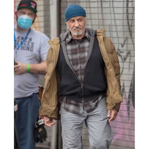 Sylvester Stallone Samaritan Puffer Jacket