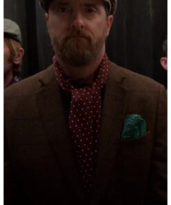 Brendan Hunt TV Series Ted Lasso Brown Blazer