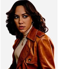 KD The Continental From the World of John Wick Mishel Prada Brown Leather Jacket