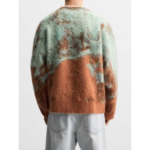 The Equalizer Brushed Texture Jacquard Cardigan
