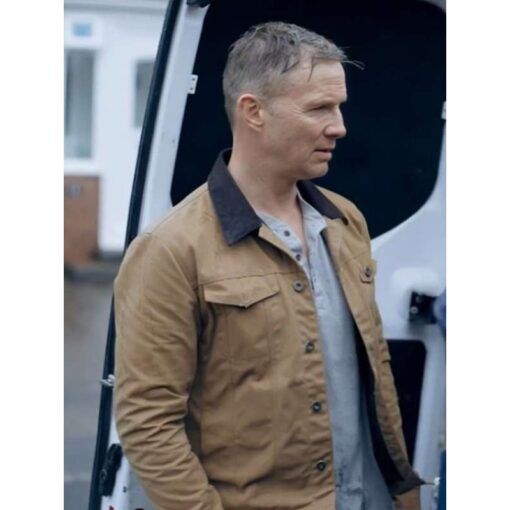 The Feud Rupert Penry Jones Brown Jacket
