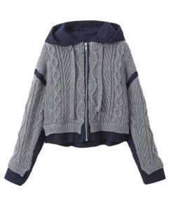 The Flip Off Christina Hall Zipper Cardigan