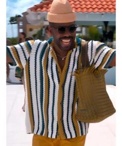 The Four Seasons Colman Domingo Crochet Shirt
