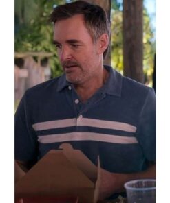 The Four Seasons Will Forte Blue Polo Shirt