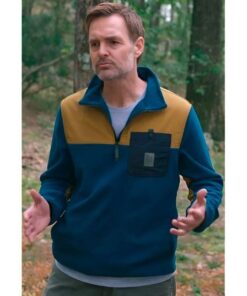 The Four Seasons Will Forte Teal Colorblock Fleece Pullover