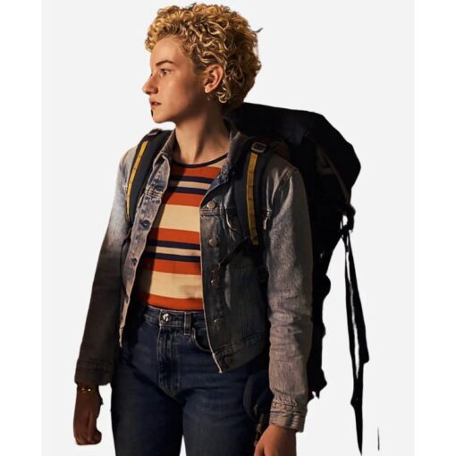 Julia Garner Movie The Royal Hotel Hanna Blue Denim Jacket