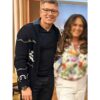 This Morning Ben Shephard Navy Crane Cardigan