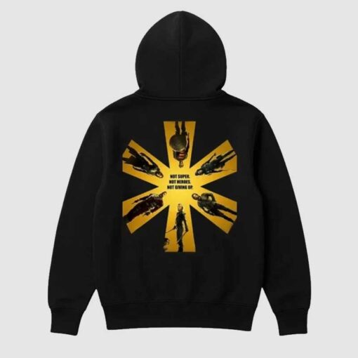 Marvel Studios Thunderbolts 2025 Black Merch Hoodie
