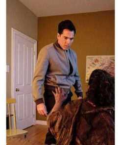 Luke Roman SurrealEstate Tim Rozon Grey Bomber Jacket